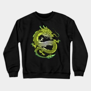 Japanese Dragon Vintage Demon Retro 101 Crewneck Sweatshirt